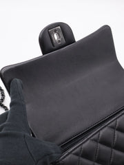 CHANEL Top Handle Rectangular Mini Flap 20 - So Black