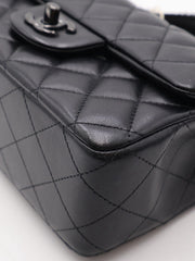 CHANEL Top Handle Rectangular Mini Flap 20 - So Black