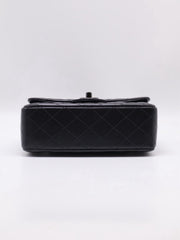 CHANEL Top Handle Rectangular Mini Flap 20 - So Black
