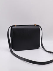 HERMES Mini Constance 19 - Noir with Rose Gold Hardware [C]