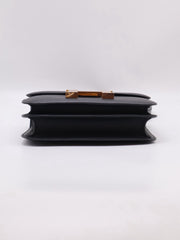 HERMES Mini Constance 19 - Noir with Rose Gold Hardware [C]