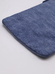 CHANEL 22 Handbag Small - Studded Denim
