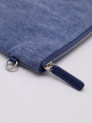 CHANEL 22 Handbag Small - Studded Denim