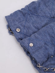 CHANEL 22 Handbag Small - Studded Denim