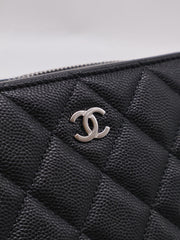 CHANEL Grained Calfskin Camera Bag - Black with Silver Hardware [Series 31]
