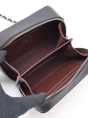 CHANEL Grained Calfskin Camera Bag - Black with Silver Hardware [Series 31]