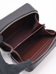 CHANEL Grained Calfskin Camera Bag - Black with Silver Hardware [Series 31]