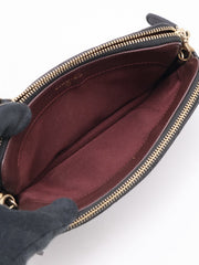 CHANEL 17B Double Compartment Chain Bag - Black with Gold Hardware [Series 24]