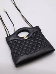 CHANEL 31 Mini Bag - Black with Gold Hardware