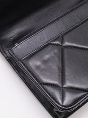 CHANEL 19 Quilted Wallet on Chain - Black with Gold Hardware