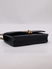 CHANEL 19 Quilted Wallet on Chain - Black with Gold Hardware