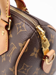 LOUIS VUITTON Speedy Bandouliere 20 - Black Strap