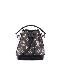 LOUIS VUITTON Nano Noé - Monogram Denim Embroidery