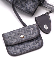 GOYARD Goyardine Mini Anjou Reversible Tote – Grey