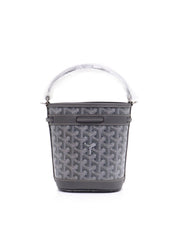 GOYARD Goyardine Petit Flot Bucket Bag Mini – Grey