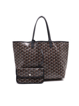 GOYARD Classic Linen Canvas Tote Small - Black