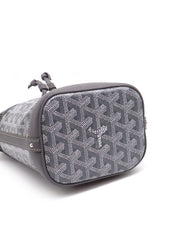 GOYARD Goyardine Petit Flot Bucket Bag Mini – Grey