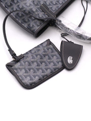 GOYARD Goyardine Mini Anjou Reversible Tote – Grey