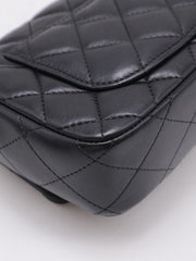 CHANEL Classic Square Mini Flap Bag 18 - Black with Gold Hardware