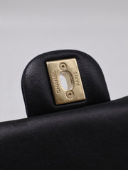 CHANEL Classic Square Mini Flap Bag 18 - Black with Gold Hardware
