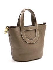HERMES In The Loop 18 - Etoupe with Gold Hardware