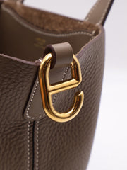 HERMES In The Loop 18 - Etoupe with Gold Hardware [W]
