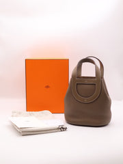 HERMES In The Loop 18 - Etoupe with Gold Hardware [W]