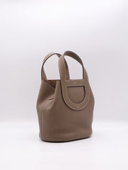 HERMES In The Loop 18 - Etoupe with Gold Hardware [W]