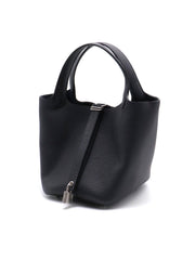 HERMES Picotin 18 - Caban with Palladium Hardware