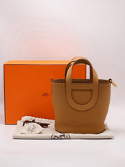 HERMES In The Loop 18 - Biscuit with Gold Hardware [B]