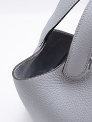 HERMES Picotin Lock 18 - Gris Pantin with Gold Hardware [K]