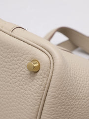 HERMES Picotin Lock 18 - Beton with Gold Hardware [U]