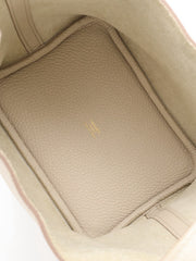 HERMES Picotin Lock 18 - Beton with Gold Hardware [U]
