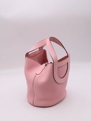 HERMES In The Loop 18 - Rose Sakura with Silver Hardware [K]