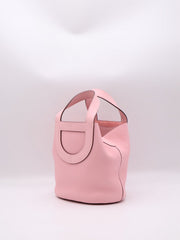 HERMES In The Loop 18 - Rose Sakura with Silver Hardware [K]