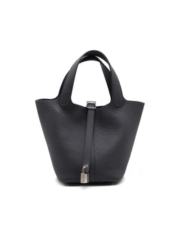 HERMES Picotin 18 - Gris Asphalte with Palladium Hardware