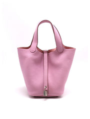 HERMES Picotin 18 - Mauve Sylvestre with Palladium Hardware