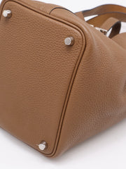 HERMES Picotin Lock 18 Touch - Alezan with Palladium Hardware [U]