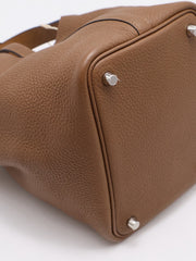 HERMES Picotin Lock 18 Touch - Alezan with Palladium Hardware [U]