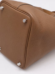 HERMES Picotin Lock 18 Touch - Alezan with Palladium Hardware [U]
