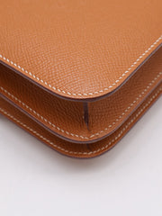 HERMES Mini Constance 19 - Gold with Gold Hardware [U]