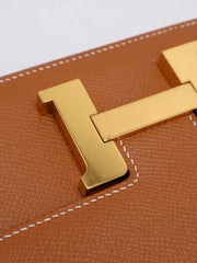 HERMES Mini Constance 19 - Gold with Gold Hardware [U]
