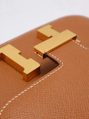 HERMES Mini Constance 19 - Gold with Gold Hardware [U]