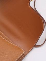 HERMES Mini Constance 19 - Gold with Gold Hardware [U]