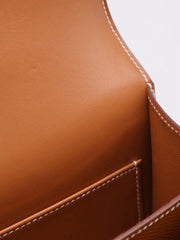 HERMES Mini Constance 19 - Gold with Gold Hardware [U]