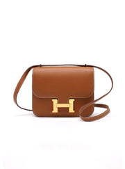 HERMES Mini Constance 19 - Gold with Gold Hardware [U]