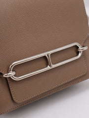 HERMES Mini Roulis - Beige De Weimar with Palladium Hardware [D]