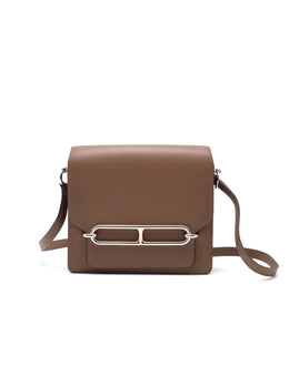 HERMES Mini Roulis - Beige De Weimar with Palladium Hardware [D]