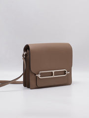 HERMES Mini Roulis - Beige De Weimar with Palladium Hardware [D]