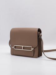 HERMES Mini Roulis - Beige De Weimar with Palladium Hardware [D]